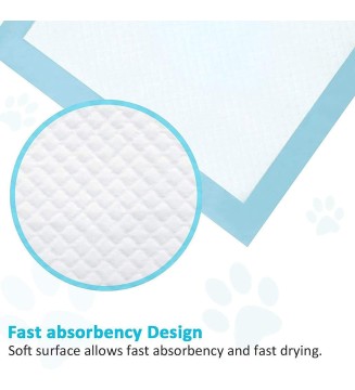 Heavy Duty Puppy Pads 60x60cm With Leak Proof & Odour Control Anti Sli